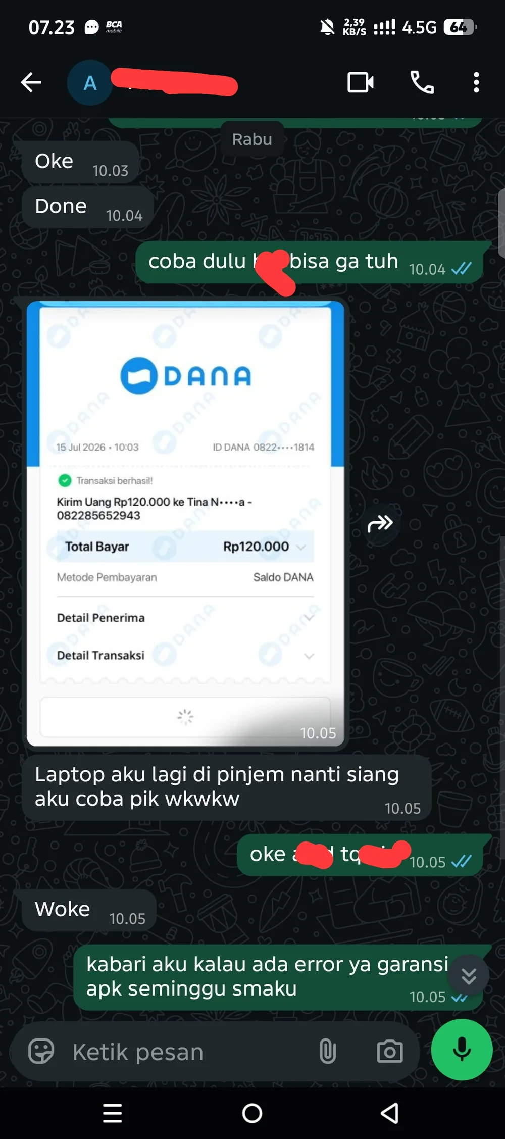 Testimoni CUSTOMER 1